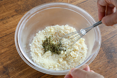 サーモンの香草パン粉フライの作り方 手順2