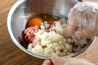 ハンバーグの作り方 手順2