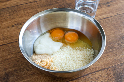 お好み焼きの作り方 手順1