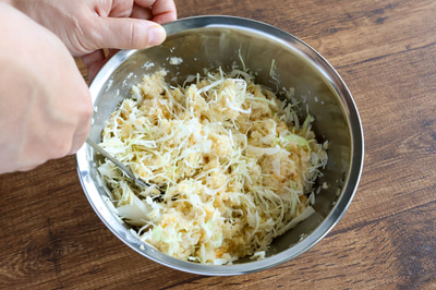 お好み焼きの作り方 手順2